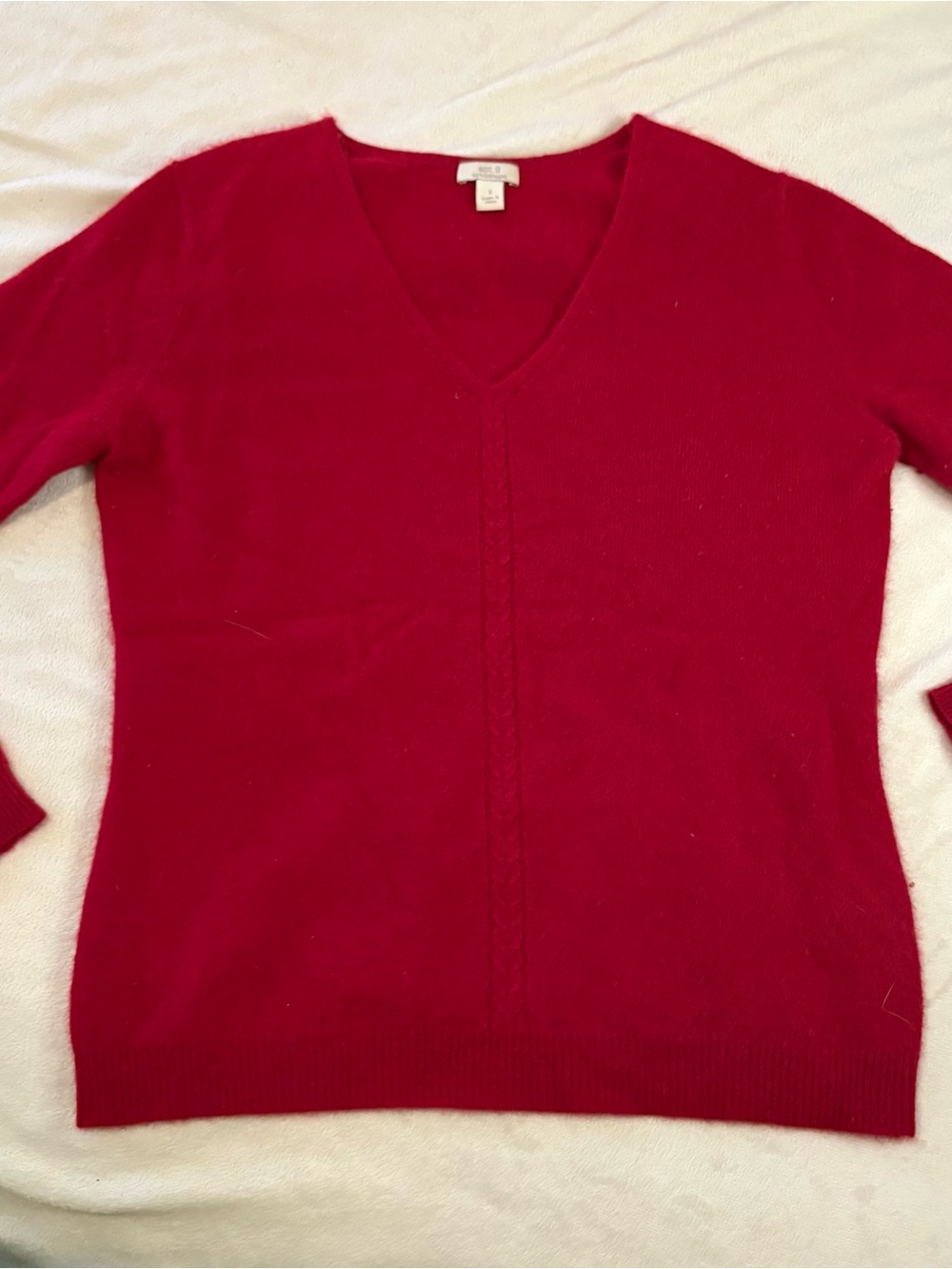 100% Cashmere Apt.9 Red Sweater